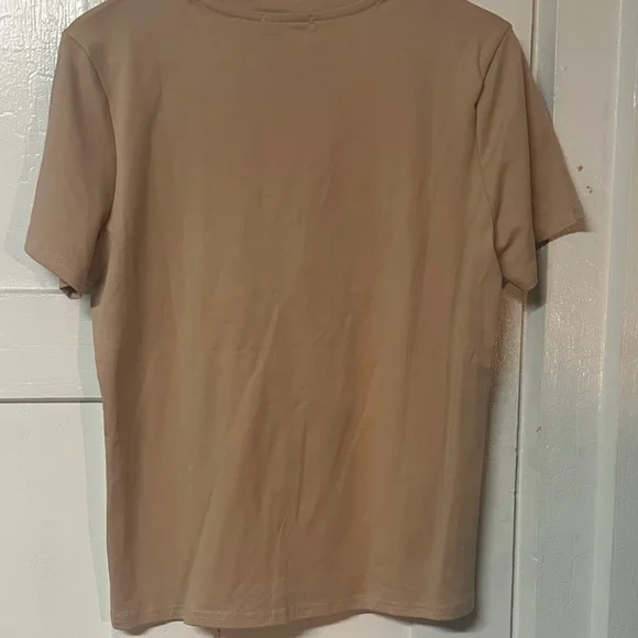 Loewe Beige Heart Motif Short Sleeve Crew Neck Tee - Picture 4 of 4